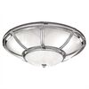 ΟΡΟΦΉΣ ΦΩΤΙΣΤΙΚΆ  CHROME FINISH CEILING LIGHT WITH OPAL GLASS  W:600MM   H:200MM  6XE14  220V  MAX:42W