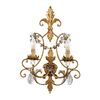 F2-96-2 > WALL SCONCES GOLD AND SIVER ANTICO WITH BOEMIA CRYSTAL