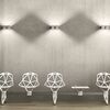 ΑΠΛΊΚΕΣ (ΕΠΊΤΟΙΧΑ ΦΩΤΙΣΤΙΚΆ)  LED WALL LIGHT 4 X  7 W 2700 K, CRI90 , BRUSHED ALUMINIUM   W:180MM   H:80MM   D:101MM - ΤΟΊΧΟΥ ΦΩΤΙΣΤΙΚΆ 