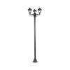 ALUMINUM COLUMN & HEAD 3226-23 BLACK L52A-3226-23_524-200 - LIGHTING LANTERNS