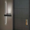 ΜΟΝΤΈΡΝΑ ΜΊΝΙΜΑΛ > ΑΠΛΊΚΕΣ ΤΟΊΧΟΥ >  WALL ROOM NUMBERING LIGHT 01325-18 WIDTH 30 CM HEIGHT 80 CM DISTANCE FROM WALL 3,5 CM METAL 15W LED 3000K, 1100 LM WIDTH: 30 CM LIGHTING SOURCE: LED 15W 3000K, 1100 LM - ΦΩΤΙΣΤΙΚΆ ΤΟΊΧΟΥ