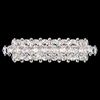 SWAROVSKI ΚΛΑΣΣΙΚΆ ΦΩΤΙΣΤΙΚΆ ΑΠΛΊΚΕΣ BARONET 5 LIGHT 220V WALL SCONCE IN STAINLESS STEEL WITH CLEAR CRYSTALS FROM SWAROVSKI®