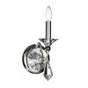 SCHONBEK ΚΛΑΣΣΙΚΆ ΦΩΤΙΣΤΙΚΆ ΑΠΛΊΚΕΣ JASMINE 1 LIGHT 220V WALL SCONCE IN SILVER WITH CLEAR OPTIC CRYSTAL - WALL LIGHTS