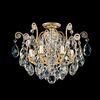 SCHONBEK ΚΛΑΣΣΙΚΆ ΦΩΤΙΣΤΙΚΆ ΌΡΟΦΉΣ RENAISSANCE 6 LIGHT 220V CLOSE TO CEILING IN HEIRLOOM GOLD WITH CLEAR HERITAGE CRYSTAL