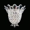 SCHONBEK ΚΛΑΣΣΙΚΆ ΦΩΤΙΣΤΙΚΆ ΑΠΛΊΚΕΣ TRILLIANE 3 LIGHT 220V WALL SCONCE IN SILVER WITH CLEAR CRYSTALS FROM SWAROVSKI®