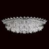 SCHONBEK ΚΛΑΣΣΙΚΆ ΦΩΤΙΣΤΙΚΆ ΌΡΟΦΉΣ TRILLIANE STRANDS 8 LIGHT 220V CLOSE TO CEILING IN STAINLESS STEEL WITH CLEAR HERITAGE CRYSTAL