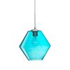 INTERIOR > MODERN MINIMAL LIGHTING > CEILING PENDANTS > PENDANT LIGHT DIAMETER 23 CM HEIGHT 24 CM 01022-04 GLASS E27, LED FROST, RED, BLUE, AMBER, SMOKE - PENDANT LIGHTS