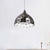 INTERIOR > MODERN MINIMAL LIGHTING > CEILING PENDANTS > PENDANT LIGHT DIAMETER 28 CM HEIGHT 20 CM 01042-04 METAL E27, LED - PENDANT LIGHTS