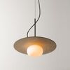ΚΡΕΜΑΣΤΆ ΦΩΤΙΣΤΙΚΆ  SUSPENSION 1 X G9, 4,8W, ASH WOOD DECORATIVE SHADE, OPAL GLASS   W:400MM   H:1300MM - ΚΡΕΜΑΣΤΆ ΦΩΤΙΣΤΙΚΆ