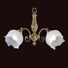 CLASSIC LIGHTING < ITALIAN POSSONI > WALL SCONCES >ANTIQUE BRASS FINISH WALL LIGHT WITH GLASS - ΦΩΤΙΣΤΙΚΆ ΤΟΊΧΟΥ