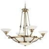 ΚΛΑΣΙΚΆ ΦΩΤΙΣΤΙΚΆ < ΙΤΑΛΙΚΆ POSSONI >   CHANDELIER WITH ALABASTER FINISH  006-008    22XMAX28W E14 - ΚΡΕΜΑΣΤΆ ΦΩΤΙΣΤΙΚΆ