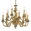 CLASSIC LIGHTING < ITALIAN POSSONI > CEILING PENDANTS > POLISH BRASS FINISH CHANDELIER - ΚΡΕΜΑΣΤΆ ΦΩΤΙΣΤΙΚΆ