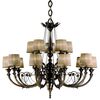 ΚΛΑΣΙΚΆ ΦΩΤΙΣΤΙΚΆ < ΙΤΑΛΙΚΆ POSSONI >   ANTIQUE BRASS FINISH CHANDELIER FINISH  008    15XMAX42W E14 - ΚΡΕΜΑΣΤΆ ΦΩΤΙΣΤΙΚΆ