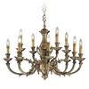 ΚΛΑΣΙΚΆ ΦΩΤΙΣΤΙΚΆ < ΙΤΑΛΙΚΆ POSSONI >   WHITE LACQUERED FINISH CHANDELIER WITH SHADES FINISH  022    12XMAX42W E14 - ΚΡΕΜΑΣΤΆ ΦΩΤΙΣΤΙΚΆ