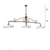 ΚΡΕΜΑΣΤΆ ΦΩΤΙΣΤΙΚΆ  3L PENDANT  W:1820MM   H:1210MM   D:360MM  3XE27  220V  100W MAX  IP20