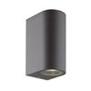 2/LIGHTS WALL LAMP DARK ROUND H:150 TILOS - WALL LIGHTS