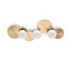 ΜΟΝΤΈΡΝΑ ΦΩΤΙΣΤΙΚΆ ΜΊΝΙΜΑΛ > ΟΡΟΦΉΣ >  CEILING 3 LIGHTS HEIGHT 80 CM WIDTH 32,5 CM DISTANCE FROM WALL 15 CM METAL AND GLASS G9, LED - ΤΟΊΧΟΥ ΦΩΤΙΣΤΙΚΆ 