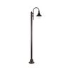ALUMINUM HEADLAMPS > ALUMINUM HEAD & COLUMN 3256-11_324-200 BLACK - LIGHTING LANTERNS