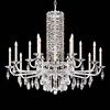 SIENA 17 LIGHT 220V CHANDELIER (NO SPIKES) IN ANTIQUE SILVER WITH CLEAR HERITAGE HANDCUT CRYSTAL - ΚΡΎΣΤΑΛΛΙΝΑ & ΓΥΆΛΙΝΑ ΦΩΤΙΣΤΙΚΆ