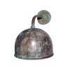 DITS TRADITIONAL HANDCRAFTED LAMPS > HANDCRAFTED BRONZE HALF-SPHERE SCONCE WITH ARTIFICIAL AGING. - WATERPROOF LUMINAIRES HANDMADE BY DITS