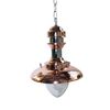 DITS TRADITIONAL HAND-MADE LAMPS > COPPER-TONE BRONZE CEILING LAMP. - PENDANT LIGHTS
