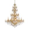 ΚΛΑΣΙΚΆ ΦΩΤΙΣΤΙΚΆ < ΙΤΑΛΙΚΆ POSSONI >   FRENCH GOLD CHANDELIER WITH PENDELOQUES SCHOELER CRYSTAL FINISH  002    60XMAX42W E14 - ΚΡΕΜΑΣΤΆ ΦΩΤΙΣΤΙΚΆ