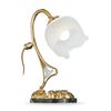 ΚΛΑΣΙΚΆ ΦΩΤΙΣΤΙΚΆ < ΙΤΑΛΙΚΆ POSSONI >   POLISH BRASS FINISH TABLE LAMP WITH GLASS FINISH  007    1XMAX28W E14 - ΚΡΕΜΑΣΤΆ ΦΩΤΙΣΤΙΚΆ