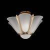 ΚΛΑΣΙΚΆ ΦΩΤΙΣΤΙΚΆ < ΙΤΑΛΙΚΆ POSSONI >   SEMI FLUSH WITH WHITE GLASS FINISH  006-008    3XMAX42W E14 - ΟΡΟΦΉΣ ΦΩΤΙΣΤΙΚΆ 