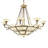 ΚΛΑΣΙΚΆ ΦΩΤΙΣΤΙΚΆ < ΙΤΑΛΙΚΆ POSSONI >   CHANDELIER WITH ONYX GLASS FINISH  008-034    22XMAX42W E14 - ΚΡΕΜΑΣΤΆ ΦΩΤΙΣΤΙΚΆ