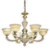 ΚΛΑΣΙΚΆ ΦΩΤΙΣΤΙΚΆ < ΙΤΑΛΙΚΆ POSSONI >   CHANDELIER WITH ALABASTER FINISH  003-008-034    6XMAX28W E14 - ΚΡΕΜΑΣΤΆ ΦΩΤΙΣΤΙΚΆ