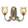 ΚΛΑΣΙΚΆ ΦΩΤΙΣΤΙΚΆ < ΙΤΑΛΙΚΆ POSSONI >   WALL LIGHT WITH AMBER CRACKLE GLASS FINISH  002-008    2XMAX42W E14 - ΚΡΕΜΑΣΤΆ ΦΩΤΙΣΤΙΚΆ