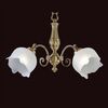ΚΛΑΣΙΚΆ ΦΩΤΙΣΤΙΚΆ < ΙΤΑΛΙΚΆ POSSONI >   ANTIQUE BRASS FINISH WALL LIGHT WITH GLASS FINISH  008    2XMAX28W E14 - ΤΟΊΧΟΥ ΦΩΤΙΣΤΙΚΆ 