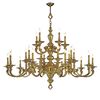 ΚΛΑΣΙΚΆ ΦΩΤΙΣΤΙΚΆ < ΙΤΑΛΙΚΆ POSSONI >   POLISH BRASS FINISH CHANDELIER FINISH  007    25XMAX42W E14 - ΚΡΕΜΑΣΤΆ ΦΩΤΙΣΤΙΚΆ