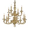 ΚΛΑΣΙΚΆ ΦΩΤΙΣΤΙΚΆ < ΙΤΑΛΙΚΆ POSSONI >   POLISH BRASS FINISH CHANDELIER FINISH  007    25XMAX42W E14 - ΚΡΕΜΑΣΤΆ ΦΩΤΙΣΤΙΚΆ