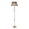ΚΛΑΣΙΚΆ ΦΩΤΙΣΤΙΚΆ < ΙΤΑΛΙΚΆ POSSONI >   GOLD PLATED FLOOR LAMP WITH CRYSTAL AND ORGANZA SHADE FINISH  006    1XMAX92W E27 - ΚΡΕΜΑΣΤΆ ΦΩΤΙΣΤΙΚΆ