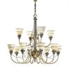 ΚΛΑΣΙΚΆ ΦΩΤΙΣΤΙΚΆ < ΙΤΑΛΙΚΆ POSSONI >   ANTIQUE BRASS FINISH CHANDELIER WITH ALABASTER FINISH  008    12XMAX28W E14 - ΚΡΕΜΑΣΤΆ ΦΩΤΙΣΤΙΚΆ