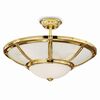 ΚΛΑΣΙΚΆ ΦΩΤΙΣΤΙΚΆ < ΙΤΑΛΙΚΆ POSSONI >   SEMI FLUSH WITH ALABASTER FINISH  008    6XMAX28W E14 - ΟΡΟΦΉΣ ΦΩΤΙΣΤΙΚΆ 