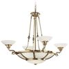 ΚΛΑΣΙΚΆ ΦΩΤΙΣΤΙΚΆ < ΙΤΑΛΙΚΆ POSSONI >   CHANDELIER WITH ALABASTER FINISH  006-008    10XMAX28W E14 - ΚΡΕΜΑΣΤΆ ΦΩΤΙΣΤΙΚΆ