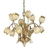 ΚΛΑΣΙΚΆ ΦΩΤΙΣΤΙΚΆ < ΙΤΑΛΙΚΆ POSSONI >   CHANDELIER WITH GLASS FINISH  073-074    12XMAX42W G9 - ΚΡΕΜΑΣΤΆ ΦΩΤΙΣΤΙΚΆ