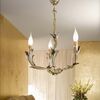 ΚΛΑΣΙΚΆ ΦΩΤΙΣΤΙΚΆ < ΙΤΑΛΙΚΆ POSSONI >   CHANDELIER FINISH  002-008    3XMAX42W E14 - ΚΡΕΜΑΣΤΆ ΦΩΤΙΣΤΙΚΆ