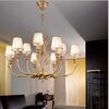 ΚΛΑΣΙΚΆ ΦΩΤΙΣΤΙΚΆ < ΙΤΑΛΙΚΆ POSSONI >   CHANDELIER WITH SHADES FINISH  002-008    9XMAX42W E14 - ΚΡΕΜΑΣΤΆ ΦΩΤΙΣΤΙΚΆ