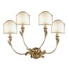 ΚΛΑΣΙΚΆ ΦΩΤΙΣΤΙΚΆ < ΙΤΑΛΙΚΆ POSSONI >   WALL LIGHT WITH SHADES FINISH  002-008    4XMAX42W E14 - ΤΟΊΧΟΥ ΦΩΤΙΣΤΙΚΆ 