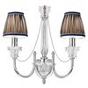 ΚΛΑΣΙΚΆ ΦΩΤΙΣΤΙΚΆ < ΙΤΑΛΙΚΆ POSSONI >   WALL LIGHT WITH BLUE SHADE FINISH  006-035    2XMAX42W E14 - ΤΟΊΧΟΥ ΦΩΤΙΣΤΙΚΆ 