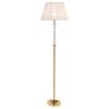 ΚΛΑΣΙΚΆ ΦΩΤΙΣΤΙΚΆ < ΙΤΑΛΙΚΆ POSSONI >   FLOOR LAMP WITH CRYSTAL AND ORGANZA PLEATED SHADE FINISH  006-035    1XMAX105W E27 - ΔΑΠΈΔΟΥ ΦΩΤΙΣΤΙΚΆ 
