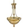 ΚΛΑΣΙΚΆ ΦΩΤΙΣΤΙΚΆ < ΙΤΑΛΙΚΆ POSSONI >   SHADED GOLD PLATED FINISH CHANDELIER WITH AMBER CRYSTAL FINISH  079    6XMAX42W E14 - ΚΡΕΜΑΣΤΆ ΦΩΤΙΣΤΙΚΆ