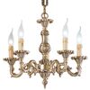 ΚΛΑΣΙΚΆ ΦΩΤΙΣΤΙΚΆ < ΙΤΑΛΙΚΆ POSSONI >   ANTIQUE BRASS FINISH CHANDELIER FINISH  008    5XMAX42W E14 - ΚΡΕΜΑΣΤΆ ΦΩΤΙΣΤΙΚΆ