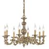 ΚΛΑΣΙΚΆ ΦΩΤΙΣΤΙΚΆ < ΙΤΑΛΙΚΆ POSSONI >   ANTIQUE BRASS FINISH CHANDELIER FINISH  008    8XMAX42W E14 - ΚΡΕΜΑΣΤΆ ΦΩΤΙΣΤΙΚΆ