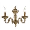 ΚΛΑΣΙΚΆ ΦΩΤΙΣΤΙΚΆ < ΙΤΑΛΙΚΆ POSSONI >   POLISH BRASS FINISH WALL LIGHT FINISH  007    2XMAX42W E14 - ΤΟΊΧΟΥ ΦΩΤΙΣΤΙΚΆ 