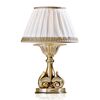 ΚΛΑΣΙΚΆ ΦΩΤΙΣΤΙΚΆ < ΙΤΑΛΙΚΆ POSSONI >   TABLE LAMP WITH CLEAR CRYSTAL WITH GOLD AND SILK SHADE FINISH  079-008    1XMAX42W E27 - ΕΠΙΤΡΑΠΈΖΙΑ ΦΩΤΙΣΤΙΚΆ