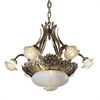 ΚΛΑΣΙΚΆ ΦΩΤΙΣΤΙΚΆ < ΙΤΑΛΙΚΆ POSSONI >   CHANDELIER WITH GLASS FINISH  002-008    8XMAX28W E14 - ΚΡΕΜΑΣΤΆ ΦΩΤΙΣΤΙΚΆ